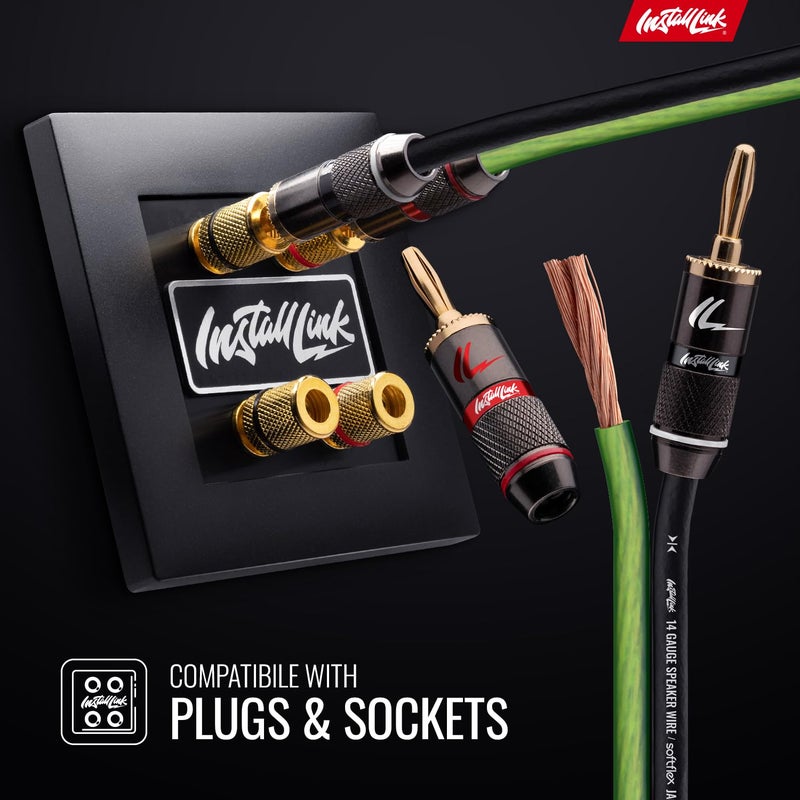 Install Link 14 AWG Gauge Speaker Wire Cable (250 Feet) Stereo, Car or Home Theater (CCA) - Image 4